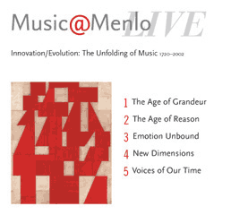 Music@Menlo <em>LIVE Innovation/Evolution: <br />The Unfolding of Music</em><br />(five-disc boxed set)